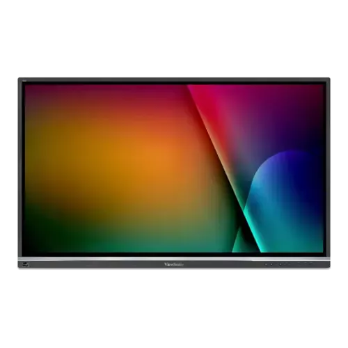 Grote monitor met kleurrijk scherm