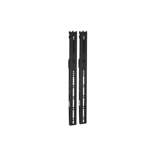 Twee zwarte laderails voor kasten