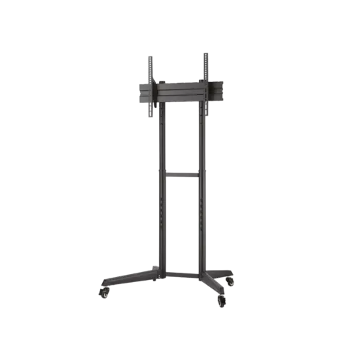 Mobiele vloerenstandaard voor schermen met wieltjes