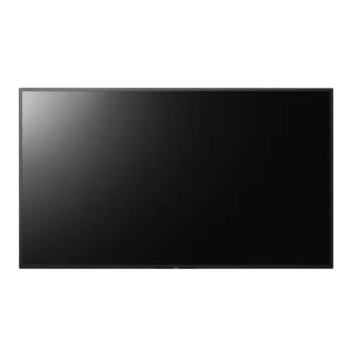 Grote platte tv op zwarte achtergrond