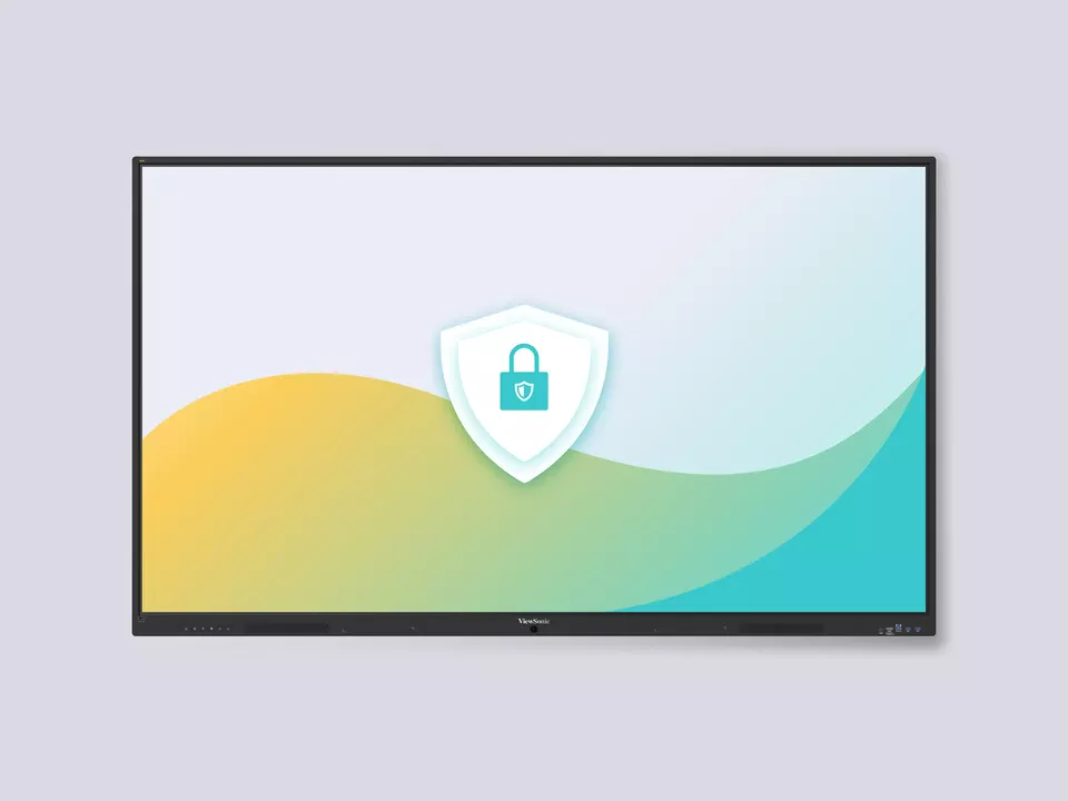 Beveiligde Android-omgeving op het ViewSonic IFP35 touchscreen