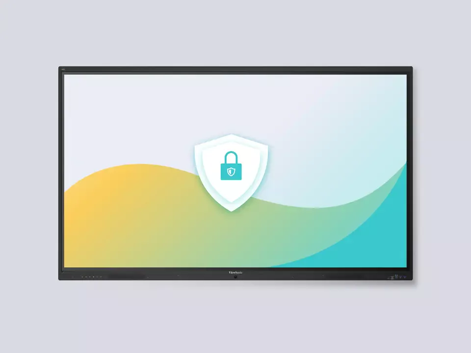 Beveiligde Android-omgeving op het ViewSonic IFP41 touchscreen