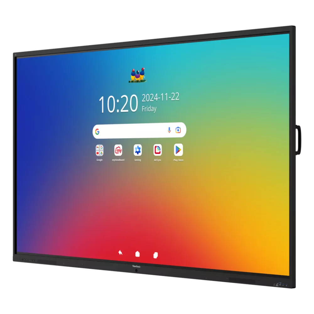 ViewSonic IFP9841 touchscreen, schuin van links