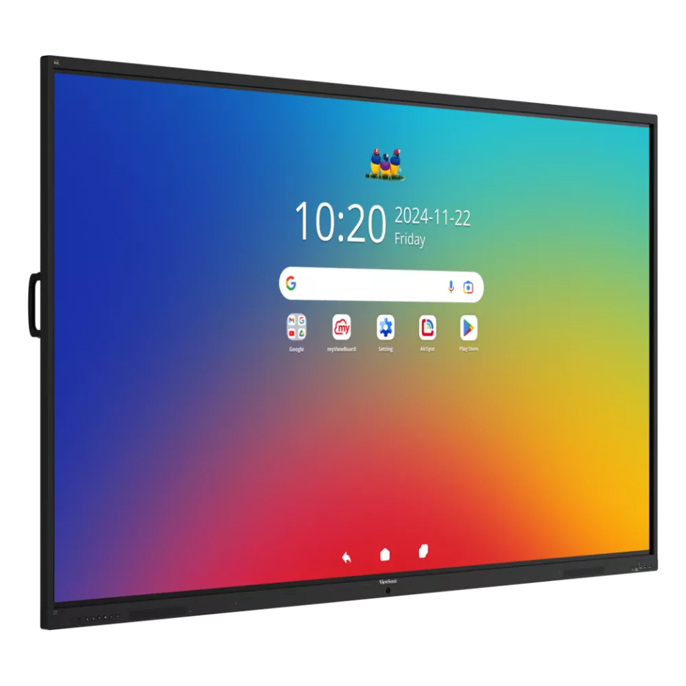 ViewSonic IFP9841 touchscreen, schuin van rechts